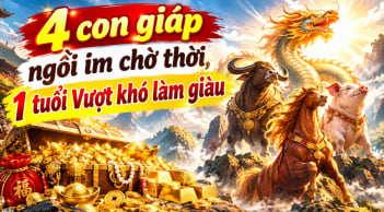 4 con giáp ngồi im chờ thời, 1 tuổi Vượt khó làm giàu
