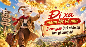 Đi xa mang lộc về nhà, 3 con giáp Quý nhân độ làm gì cũng dễ