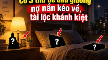 Có 3 thứ để đầu giường nợ nần kéo về, tài lộc khánh kiệt