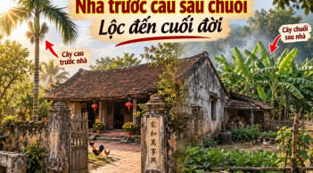 Các cụ dặn: Nhà trước cau sau chuối Lộc đến cuối đời