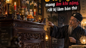 3 loại gỗ mang âm khí nặng, rất kị làm bàn thờ