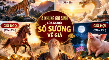 4 khung giờ sinh của người số sướng về già