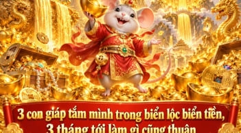 3 con giáp tắm mình trong biển lộc biển tiền, 3 tháng tới làm gì cũng thuận