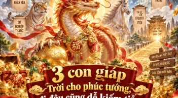 3 con giáp Trời cho phúc tướng, đi đâu cũng dễ kiếm tiền