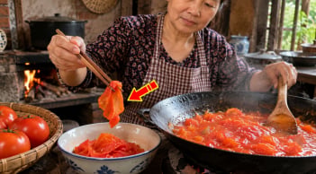 Mẹo để cà chua nhanh tróc vỏ, sánh mịn