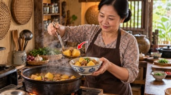 Mẹo hầm khoai tây nhanh nhừ, bở tơi