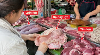 3 bộ phận hiếm nhất của lợn, đi chợ sớm mới mua được