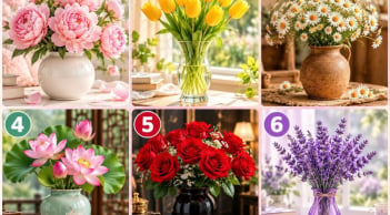Hãy chọn 1 lọ hoa mà bạn thích nhất