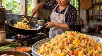 Cách rang cơm nở căng phồng, giòn ngon từng hạt