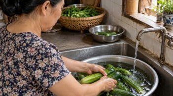 Dưa chuột có nên ngâm trong nước muối để 'nhả thuốc' không?