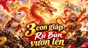 3 con giáp Rũ Bùn vươn lên, 2 năm tới đời hên vận đỏ