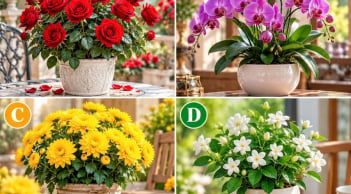 Hãy chọn một chậu hoa mà bạn thích nhất?