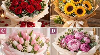 Hãy chọn một bó hoa mà bạn thích nhất, xem vận may tháng 11?