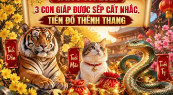 Trước Tết 2027, 3 con giáp được sếp cất nhắc, tiền đồ thênh thang