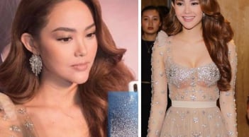 Ngỡ ngàng trước gương mặt cứng đờ như tượng sáp, cằm dài ngoằng của Minh Hằng