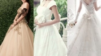 Mẹo lựa chọn váy cưới cho các cô dâu bầu