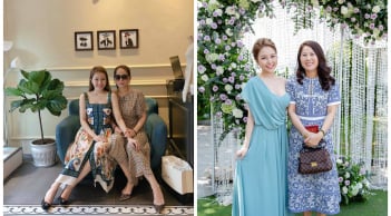 Khoe mẹ U50 trẻ trung sành điệu, Trâm Anh khiến CĐM phải gật gù 'con nhà tông không giống lông cũng giống cánh'