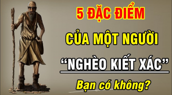 Người nghèo túng suốt đời thường lộ rõ 5 đặc điểm, bạn có không?