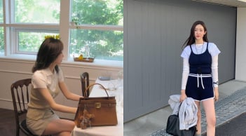 Gái Hàn gợi ý cách mix áo thun và áo hai dây để nâng tầm phong cách trong 'một nốt nhạc'