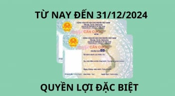 Từ nay tới 31/12/2024 người đi làm căn cước được hưởng quyền lợi này