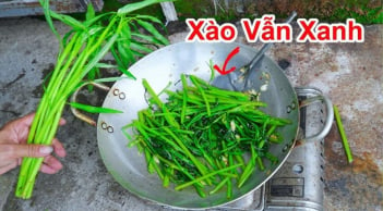 Xào rau tiện tay đổ ngay vào chảo, bảo sao rau thâm nát, muốn rau xanh giòn ngọt cứ làm cách này