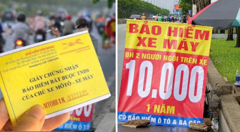 Bảo hiểm xe máy 10 nghìn và bảo hiểm xe máy 60 nghìn có khác gì nhau, mua loại nào không bị CSGT phạt?