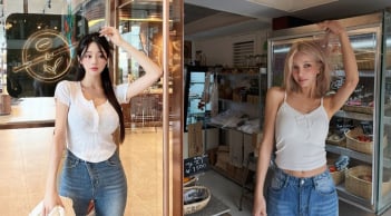 Hè này đừng bỏ qua những kiểu áo trắng gợi cảm, phong cách sau nhé