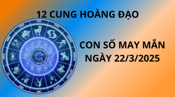 Tử vi ngày 22/3 con số may mắn cho 12 cung hoàng đạo hứng vàng nhặt bạc hưởng trọn lộc trời