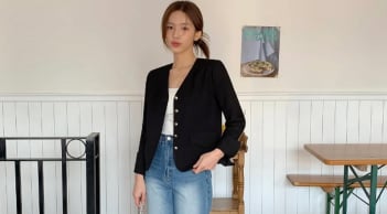 4 kiểu blazer phong cách cá tính được các cô nàng Hàn yêu thích