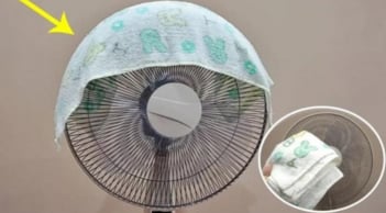 Đắp chiếc khăn vào quạt: Cả nhà mát rượi, ngủ ngon lại tiết kiệm khối tiền điện