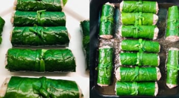 Cuốn chả lá lốt: Làm thêm bước này 10 cái như 1 xanh mướt, nhìn là muốn ăn ngay
