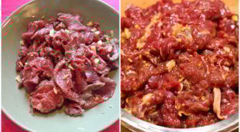 Ướp thịt bò xào chỉ bỏ mắm thôi là dại: Thả thêm loại nước này vào, thịt mềm tan không dai chút nào