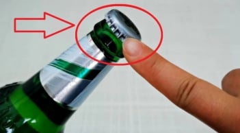 Bí mật trên nắp chai bia giúp bật dễ dàng, không cần dụng cụ phức tạp