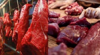 Ra chợ thấy thịt bò treo trên cao và thịt bò đặt trên bàn, nên chọn loại nào?