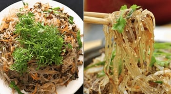 Làm miến xào kiểu này, miến vừa dai vừa giòn, không bao giờ dính cục vào nhau