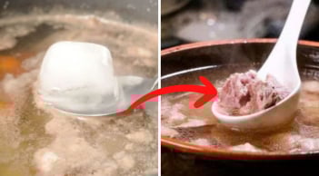 Cho đá lạnh vào nước hầm xương: Tưởng vô bổ nhưng công dụng tuyệt vời canh ngon ngọt bất ngờ
