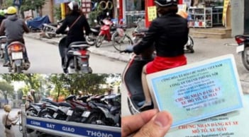Kể từ tháng 5/2025: Không có đăng ký xe máy vừa bị phạt tiền, vừa tịnh thu xe có đúng không?