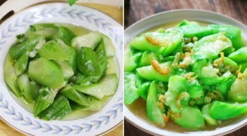 Mẹo xào mướp không bị thâm đen, chảy nước: Muốn mướp xanh mướt, làm đúng bước này là thành công