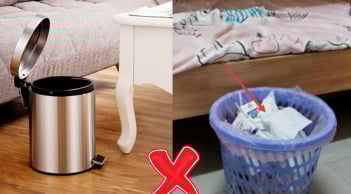 Đặt thùng rác ở vị trí này hút tài lộc: Giàu nứt vách