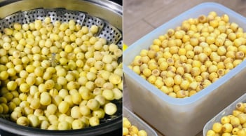 Mẹo bảo quản hạt sen cả năm vẫn tươi ngon, vàng óng, không bị sượng
