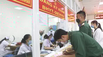 Quy định mức hưởng bảo hiểm y tế trong quân đội