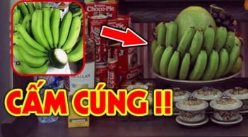 Có nên nên ghép 2 nải chuối để thắp hương không?