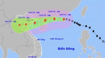 Cập nhật mới nhất: Bão số 3 Wipha mạnh lên có thể giật cấp 15, dự báo tình trạng bão ngày 21-22/7
