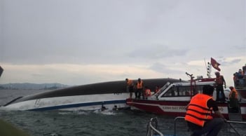Cập nhật thương vong vụ lật tàu chở khách trên Vịnh Hạ Long tới 9h30 sáng hôm nay