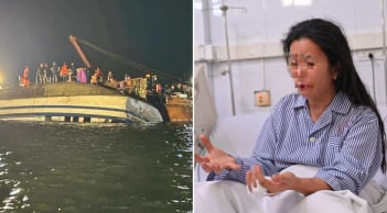 Vụ lật tàu trên vịnh Hạ Long: Người vợ gặp ai cứu người đấy, chỉ mong tìm thấy chồng con còn mất tích
