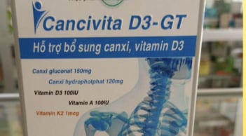Thu hồi 2 lô sản phẩm bổ sung Canxi, D3 vì có những thành phần không có trong hồ sơ công bố