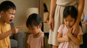 Con ở nhà thì hung hăng, ra ngoài lại nhút nhát: 3 lỗi dạy con cha mẹ Việt hay mắc phải