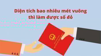 Năm 2025, diện tích tối thiểu để được cấp sổ đỏ là bao nhiêu?