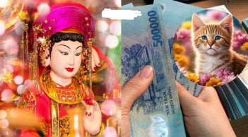 100 ngày Vàng May Mắn: 3 tuổi Nhận Lộc Thánh Mẫu, bước chân phải hốt Vàng, bước chân trái thấy Bạc