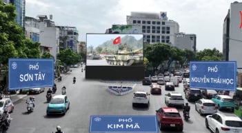 Chi tiết vị trí 22 Màn Hình để người dân xem trực tiếp Diễu Binh Diễu Hành A80